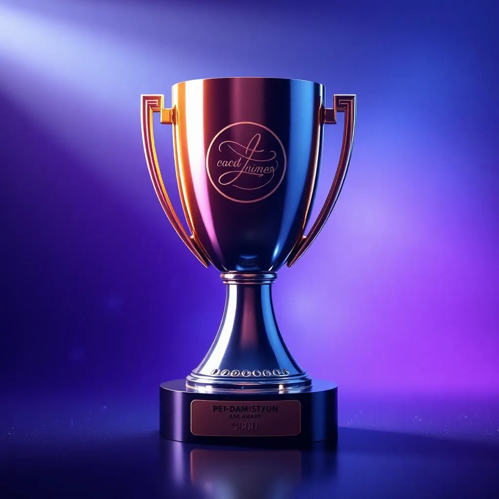 Troféu personalizado